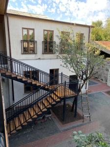 Balkón nebo terasa v ubytování Nur Guest House