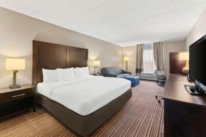Μια τηλεόραση ή/και κέντρο ψυχαγωγίας στο Comfort Inn Lehigh Valley West