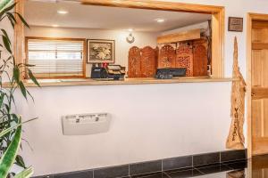Kuchyň nebo kuchyňský kout v ubytování Econo Lodge Inn & Suites Madras