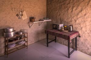 Kuchyň nebo kuchyňský kout v ubytování Canyon Rest House Jabal Shams