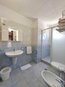 Koupelna v ubytování Hotel Nettuno