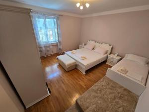 Posteľ alebo postele v izbe v ubytovaní luxury apartment Tanja , Bacvice Split