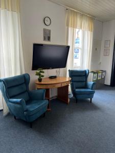 TV a/nebo společenská místnost v ubytování Guesthouse Pri Tonetu