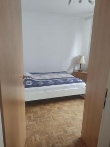 Postel nebo postele na pokoji v ubytování Unterkunft Mau