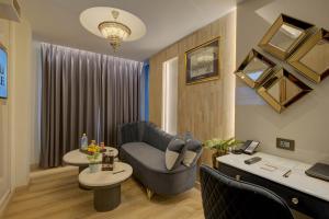 Posezení v ubytování EMPIRE PLATINUM SUITES,New Delhi