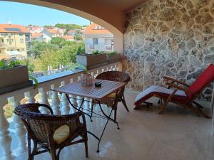 Balkón nebo terasa v ubytování Apartments Moreta