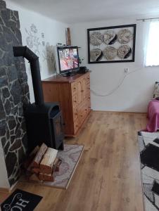 TV a/nebo společenská místnost v ubytování Apartmán 139