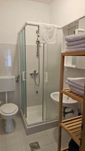 Koupelna v ubytování Apartment Jovanović