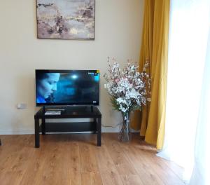 TV a/nebo společenská místnost v ubytování Two Bedroom Semi-detached Modern House in Birmingham