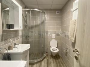 Koupelna v ubytování Apartman Peric