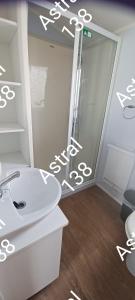 Koupelna v ubytování Astral 138