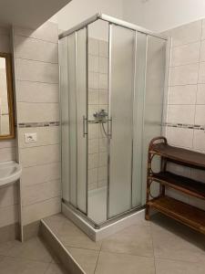 Koupelna v ubytování appartamento da Ernesto