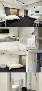 Η κουζίνα ή μικρή κουζίνα στο Perfect location in Chiang Mai 步行到塔佩門500米的泰式藝術民宿