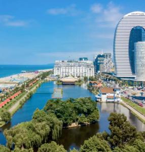 Φυσικό τοπίο κοντά σε αυτό το πλωτό κατάλυμα