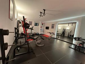 Posilňovňa alebo fitness centrum v ubytovaní VILLA COLLINA VERDE