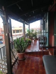 Balkón nebo terasa v ubytování Hotel Posada Don Tobias