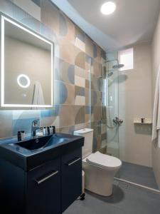 Koupelna v ubytování Azul Eco Hotel