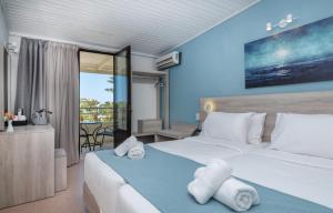 Posteľ alebo postele v izbe v ubytovaní Azul Eco Hotel