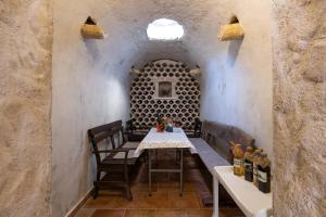 a dining room with a table and chairs at Villa Nada with 6 bedrooms in Vodnjan