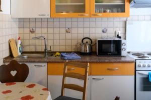 Kuchyň nebo kuchyňský kout v ubytování Apartmán Michal