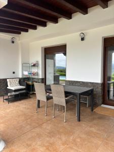 Χώρος καθιστικού στο Sunset House Barrika