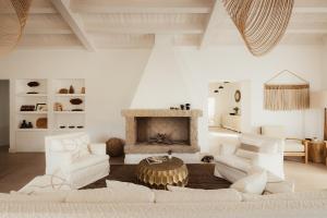 Posezení v ubytování NUALI - Stazzo in Gallura