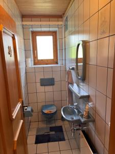Kúpeľňa v ubytovaní Home-Schusterwastl
