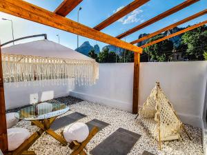 Χώρος καθιστικού στο Meteora Superior Collection Villas II