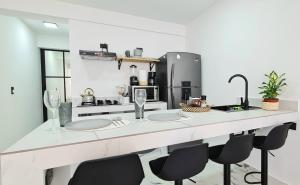 Η κουζίνα ή μικρή κουζίνα στο Casa Ecos d' Alma