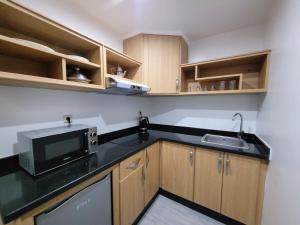 A cozinha ou kitchenette de Appart-Hotêl Résidence TITANIC