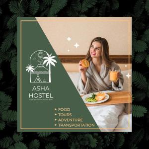 Certifikát, hodnocení, plakát nebo jiný dokument vystavený v ubytování Asha Hostel