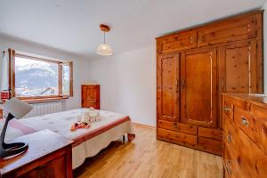 Posteľ alebo postele v izbe v ubytovaní Miramonti 21 Ski In - Ski Out - Happy Rentals