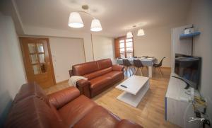 Χώρος καθιστικού στο Apartamento Pradas Jaca