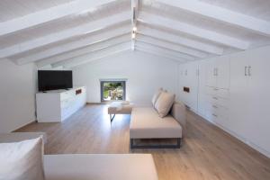 TV a/nebo společenská místnost v ubytování Varko Premium Villas