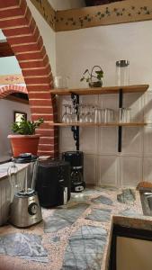 Cucina o angolo cottura di Casa Amaru