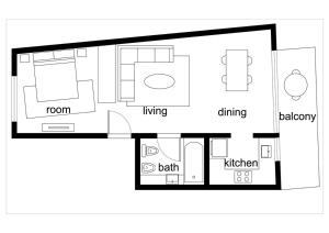 ブエノスアイレスにあるGregoria Perez 3500 'b' - 1 Bd In Colegialesのギャラリーの写真