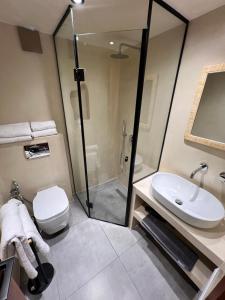 Koupelna v ubytování Casa Boha
