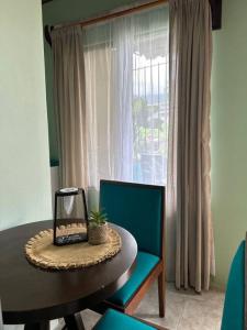 Χώρος καθιστικού στο Mini apartamento con vista al Volcán Arenal