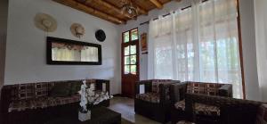 O zonă de relaxare la Casa vacacional campestre cerca de la playa