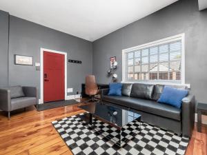 Uma área de estar em Columbus St Haus German Villagepetsok