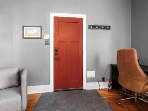 Uma área de estar em Columbus St Haus German Villagepetsok