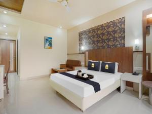Postel nebo postele na pokoji v ubytování Hotel Tela Suite Near IGI Airport Delhi