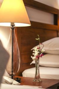 Predel za sedenje v nastanitvi Manthila Hotel