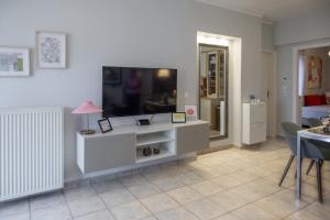 TV a/nebo společenská místnost v ubytování Harris elegant house superb view near airport
