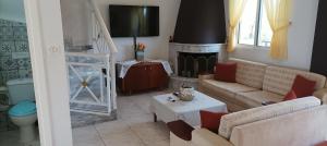A seating area at George & Katerina Houses