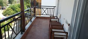 A balcony or terrace at George & Katerina Houses