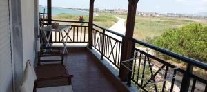 A balcony or terrace at George & Katerina Houses