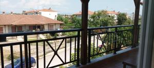 A balcony or terrace at George & Katerina Houses