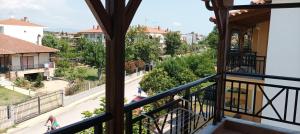 A balcony or terrace at George & Katerina Houses