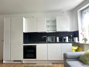 Kuchyň nebo kuchyňský kout v ubytování Ferienwohnung in Gerolstein Zentrum